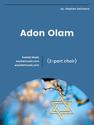 Adon Olam (SATB) Two-Part Mixed choral sheet music cover Thumbnail